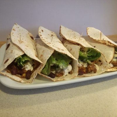 Tortilje s mljevenim mesom